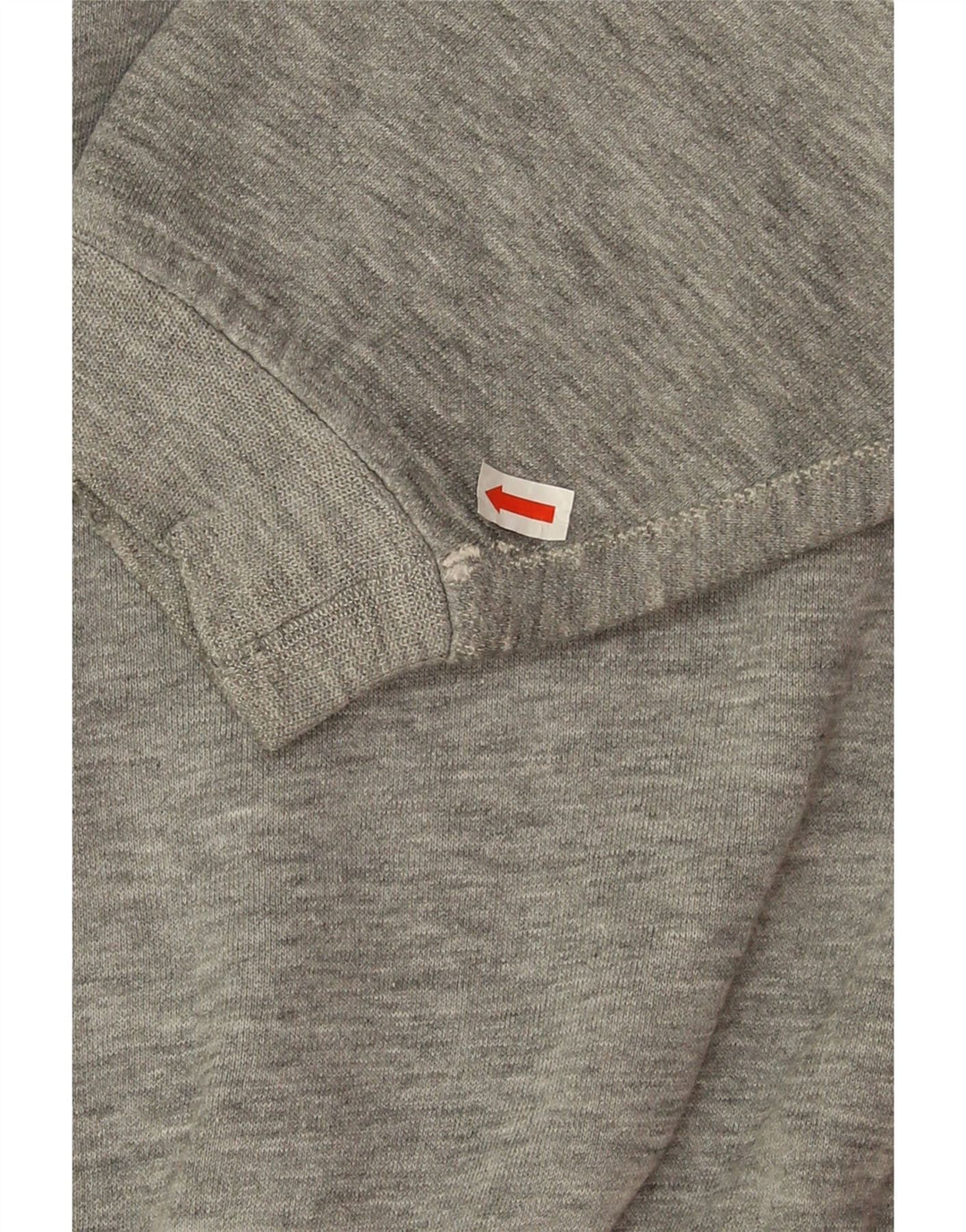 vintage Mens Sweatshirt Jumper Grand Gris