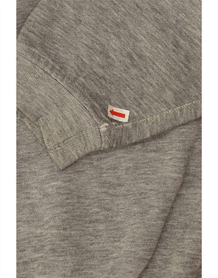 vintage Mens Sweatshirt Jumper Grand Gris