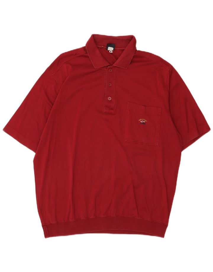 PAUL & SHARK Polo Yachting Homme Large Bordeaux
