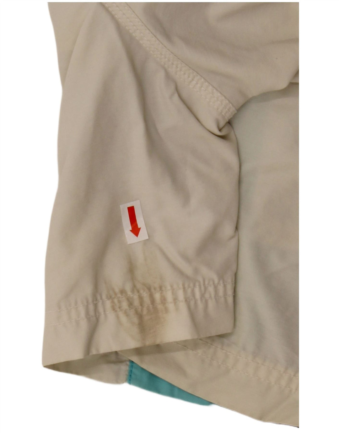 DIESEL Short de bain homme petit coton rayé blanc cassé