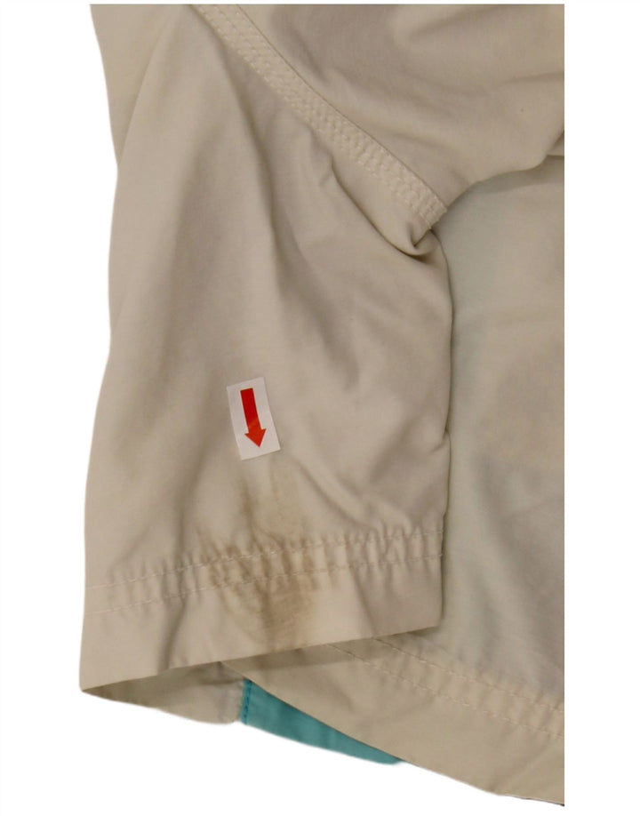 DIESEL Short de bain homme petit coton rayé blanc cassé