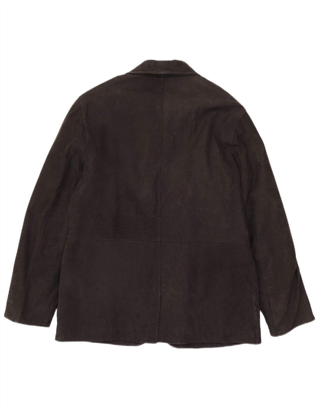veste en cuir homme vintage IT 50 Grand cuir noir