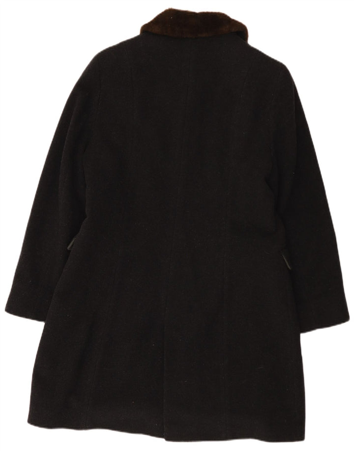 Gil Bret Manteau pour femme UK 14 Laine noire moyenne
