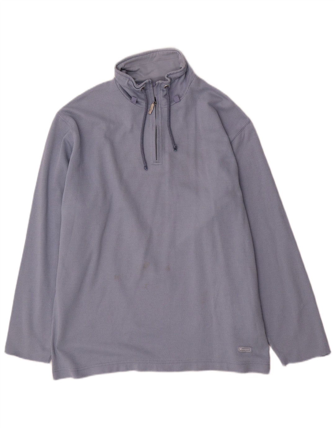 Champion Sweat-Shirt Col Zippé Homme Bleu Moyen Coton