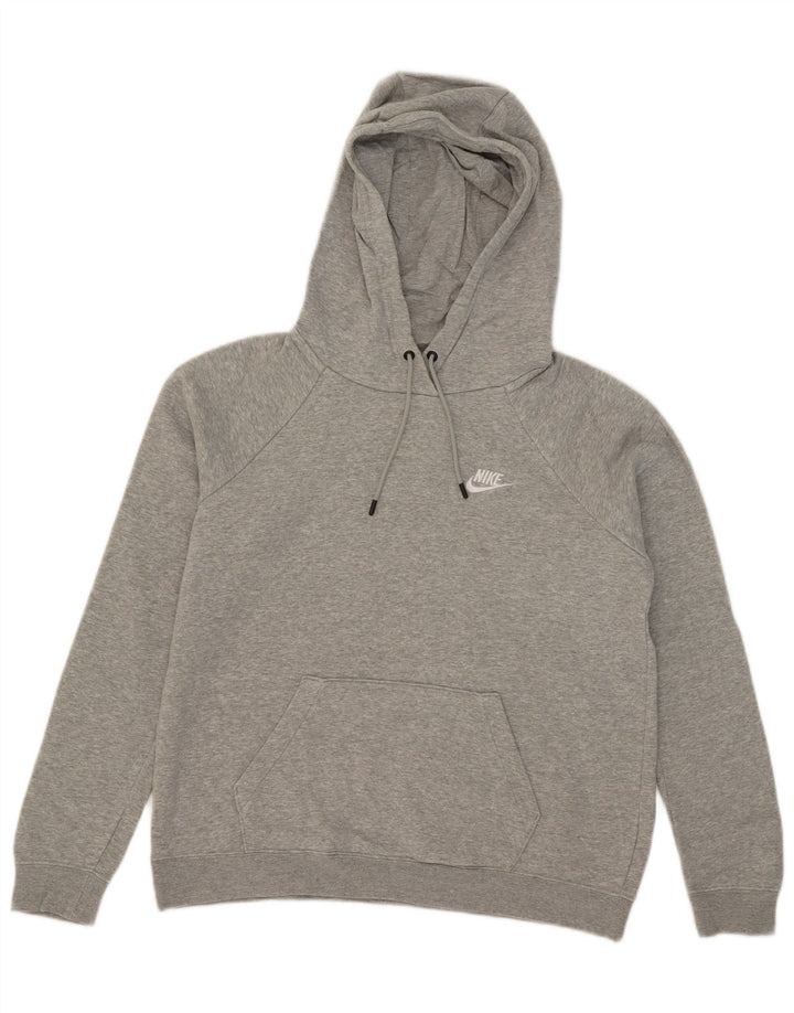 Nike Pull à capuche pour femme UK 14 Gris moyen Coton