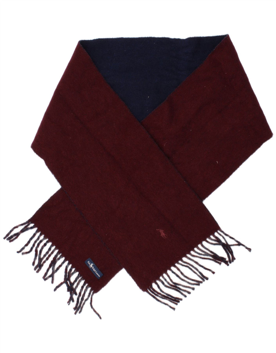 Polo Ralph Lauren Écharpe rectangulaire pour homme Taille unique Bordeaux Classique