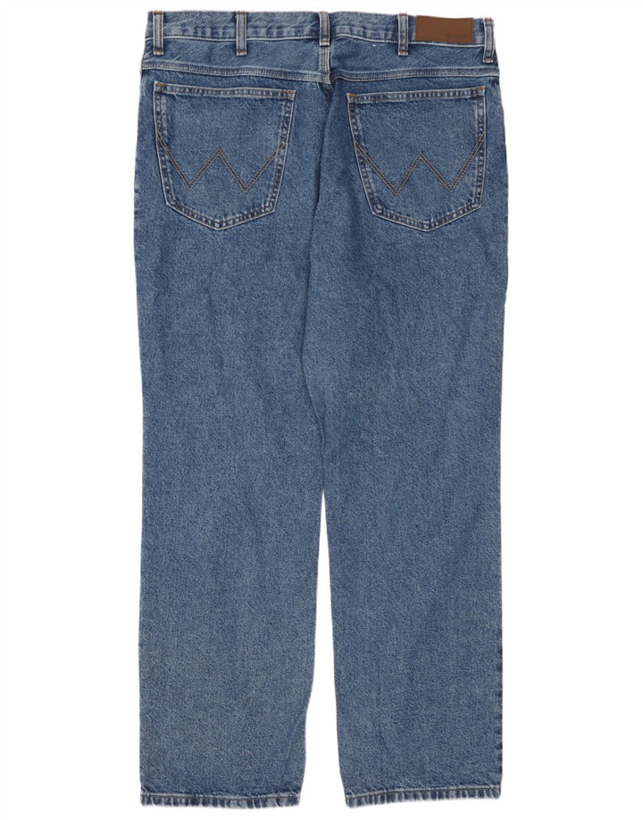 Wrangler Jean droit homme W38 L30 bleu coton