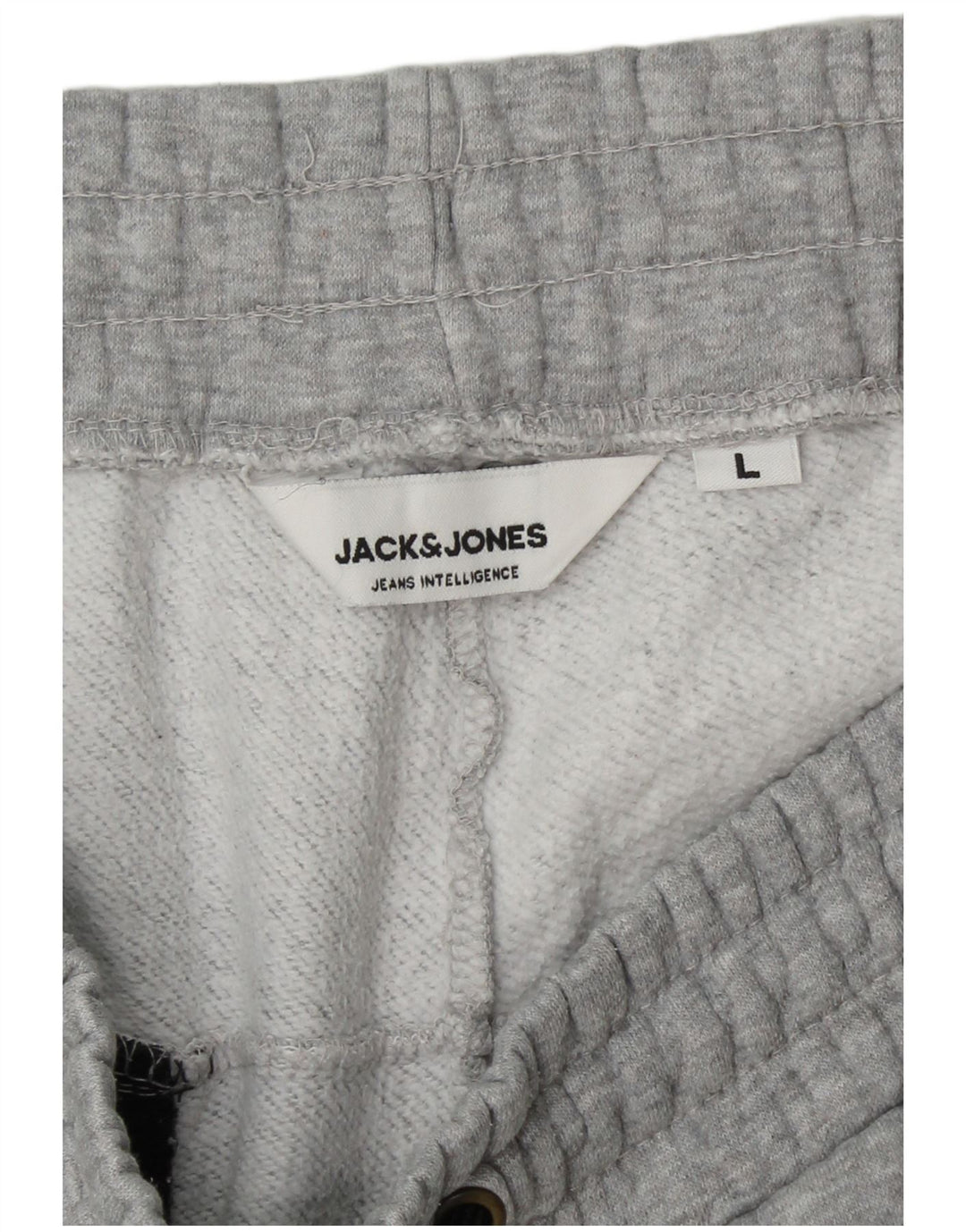 JACK & JONES Pantalon de Survêtement Joggers Homme Large Gris Colorblock