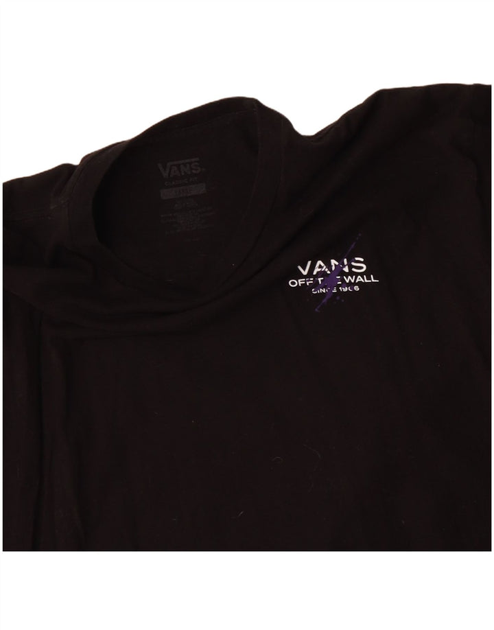 Vans Off The Wall Classic Fit Graphic Haut à manches longues pour homme Noir Taille L