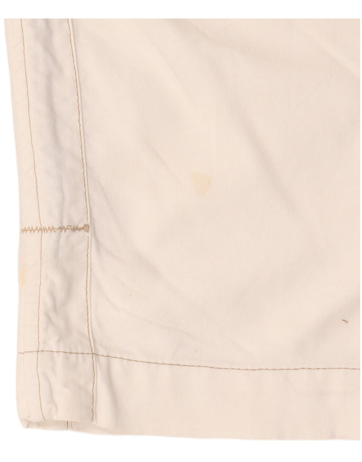 Fordocks Bermuda Cargo Femme IT 44 Medium W30 Coton Blanc Cassé