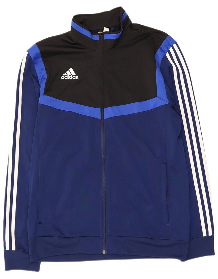 Adidas Veste de survêtement pour homme Bleu marine moyen Polyester colour block