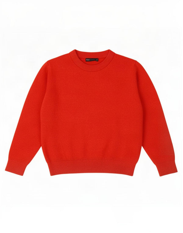 Marks & Spencer Pull à col rond pour femme UK 16 Large Orange