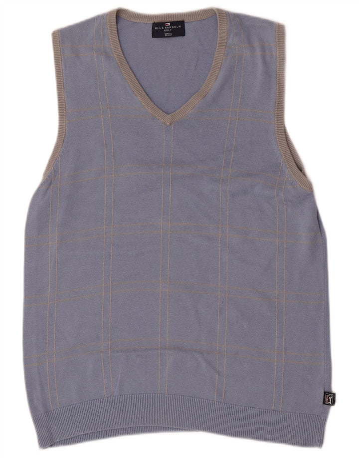 Marks & Spencer Débardeur de golf pour homme en coton bleu Taille S