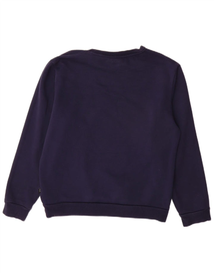 PUMA Sweat-shirt pour homme en coton bleu marine Small
