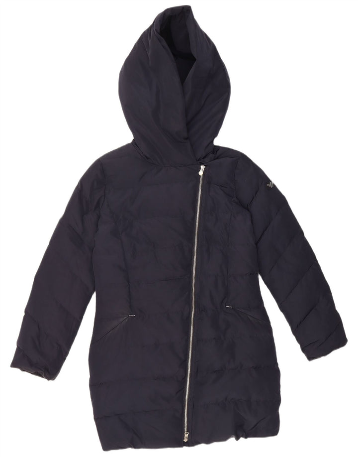 Armani Manteau matelassé à capuche pour fille 13-14 ans Bleu marine Polyester
