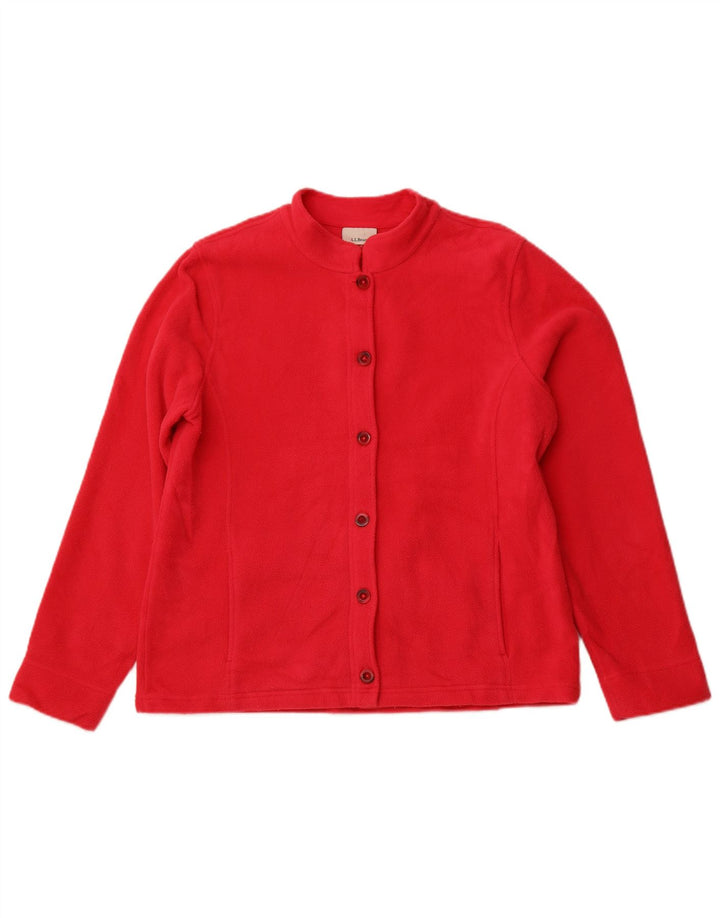 L.L.BEAN Veste Polaire Femme UK 16 Grand Rose Polyester