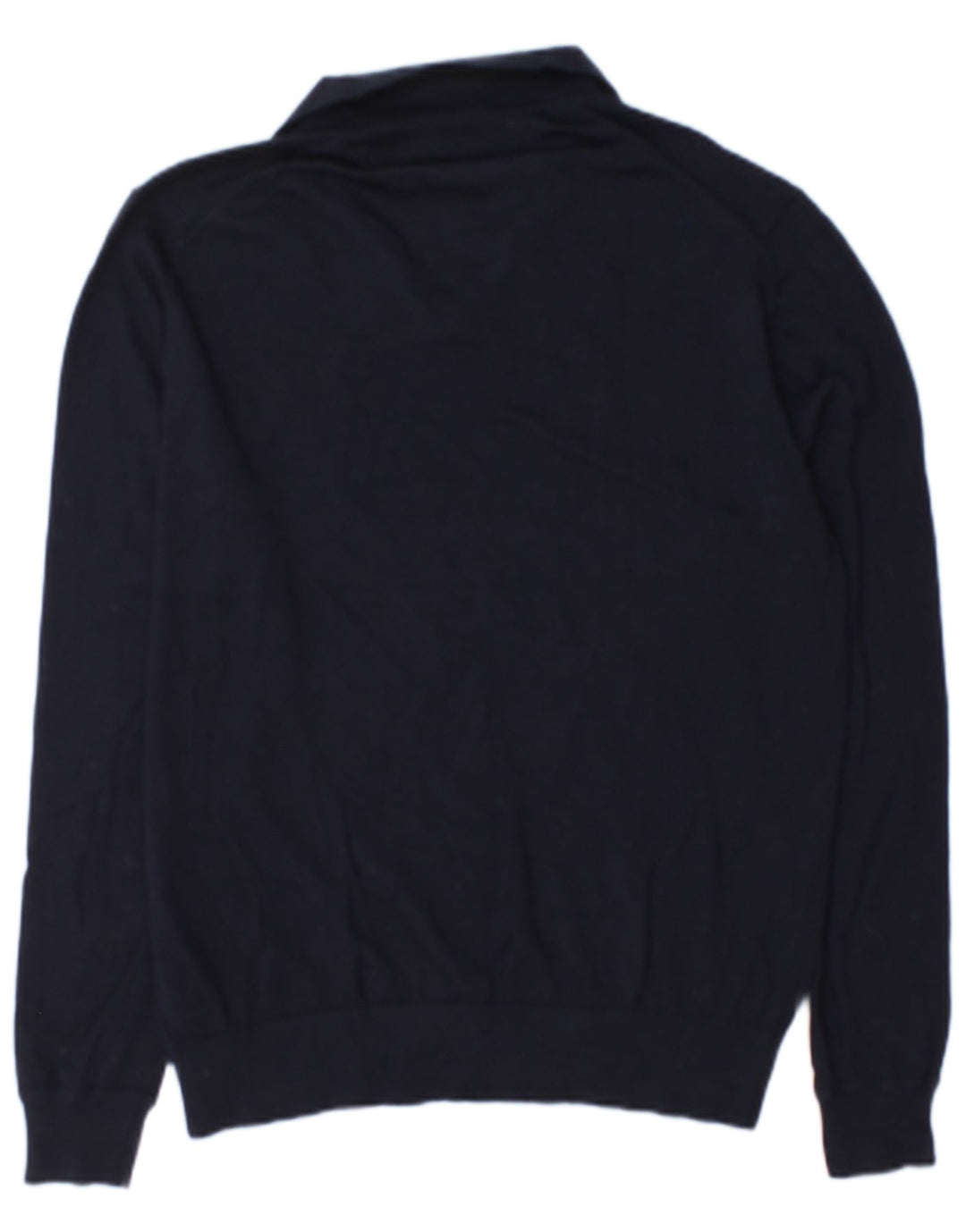 Marks & Spencer Pull à col polo autographe pour homme, grand, bleu marine