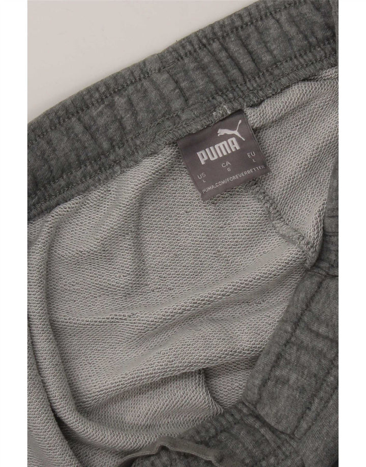 Puma Pantalon de Survêtement Graphique Homme Gris Taille L