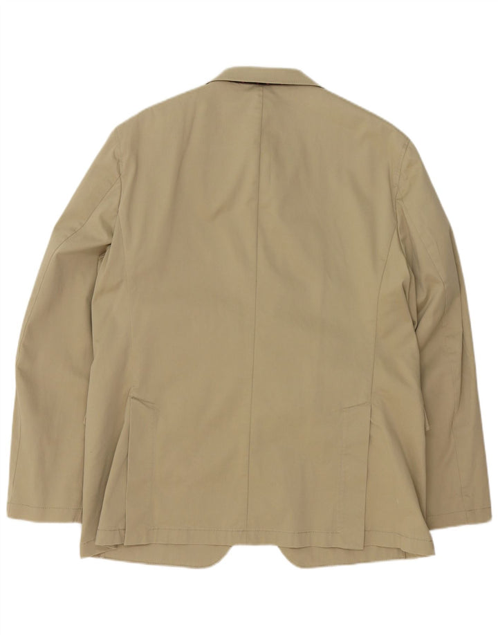 Gant Veste Blazer 2 Boutons Homme IT 54 2XL Beige Coton