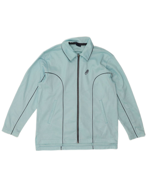 ASICS Veste de survêtement pour homme Taille L Bleu