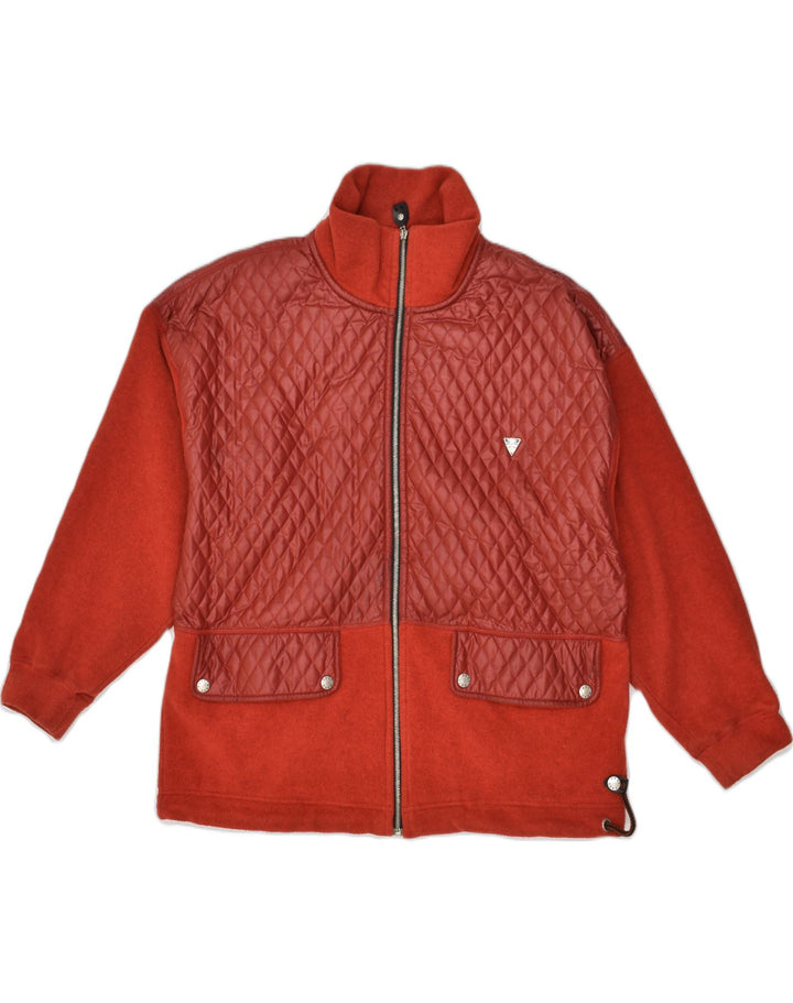 CARTE POST Veste matelassée femme UK 14 Large Rouge