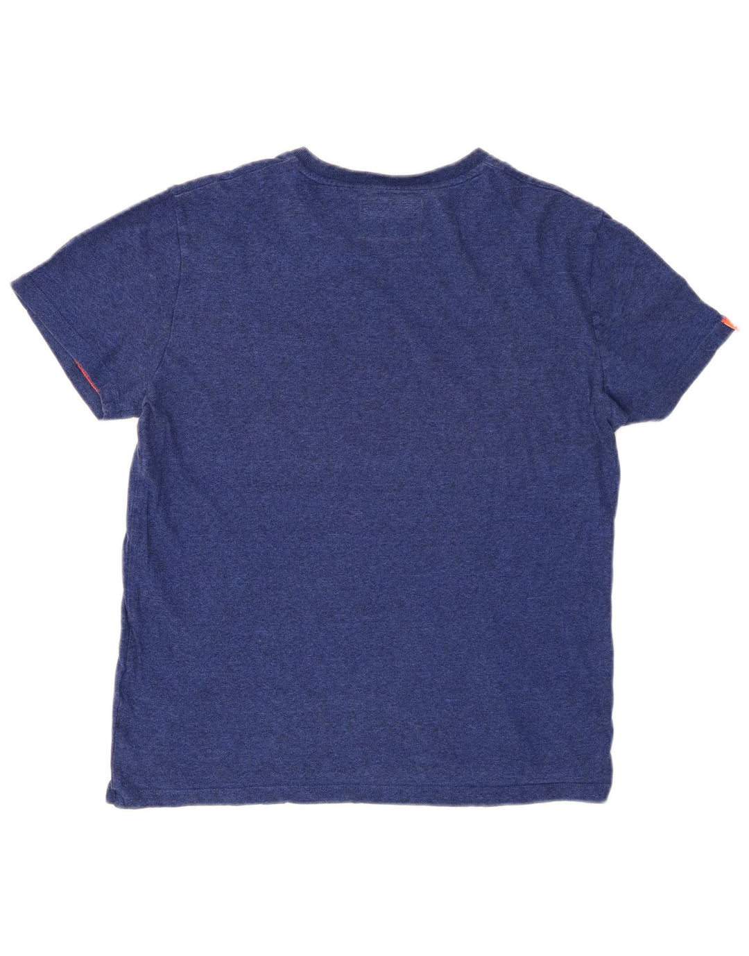 SUPERDRY T-Shirt Homme Bleu Moyen Moucheté Coton