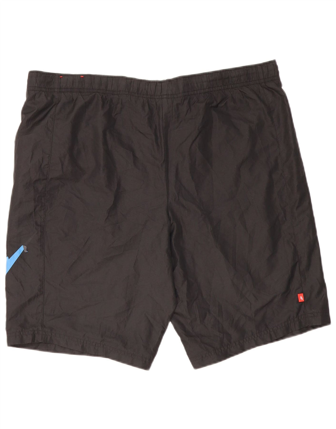 Nike Short de sport graphique pour hommes, grand, noir, polyester