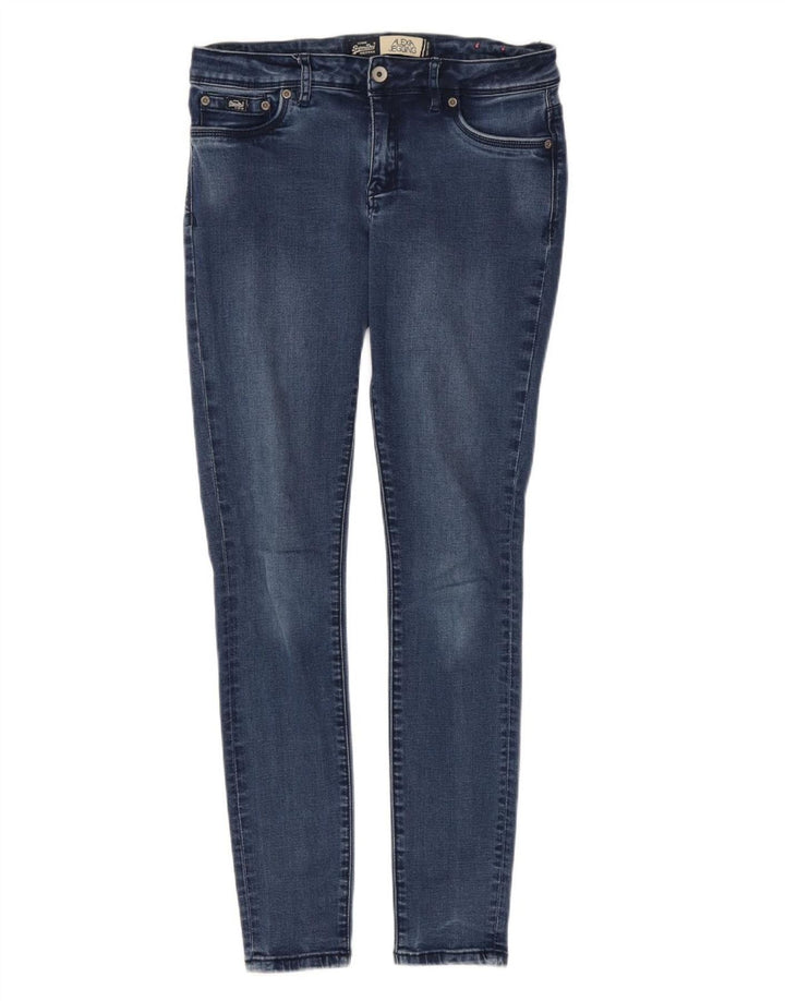 SUPERDRY Femme Alexia Jegging Jean Skinny W30 L32 Bleu Coton