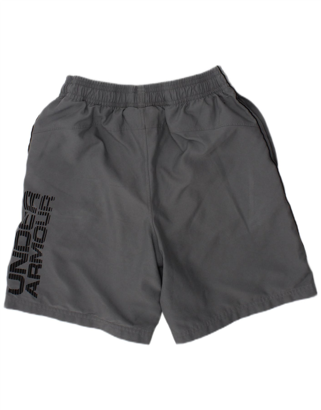 Under Armour Short de Sport Graphique Garçon 10-11 Ans Gris Moyen Sports