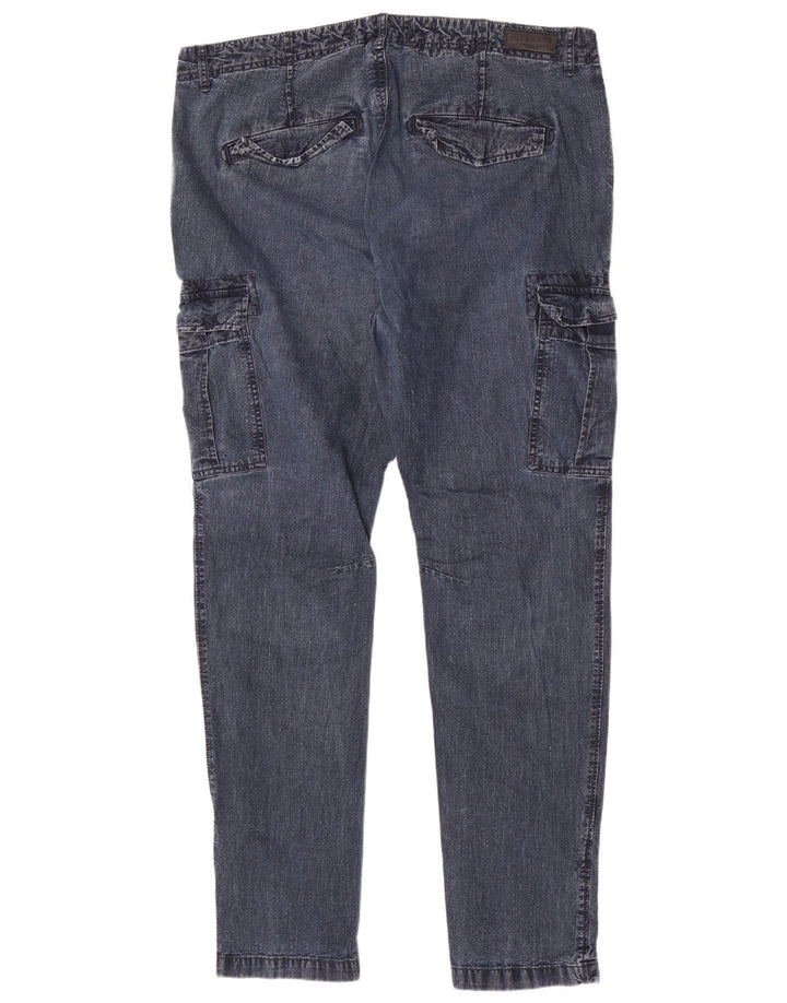 Superdry Jean Cargo Slim W36 L32 Homme Bleu Coton