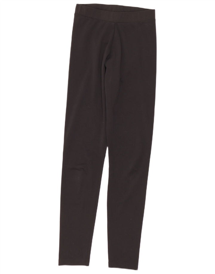 Adidas Leggings graphiques pour femmes UK 8 Small Noir Polyester