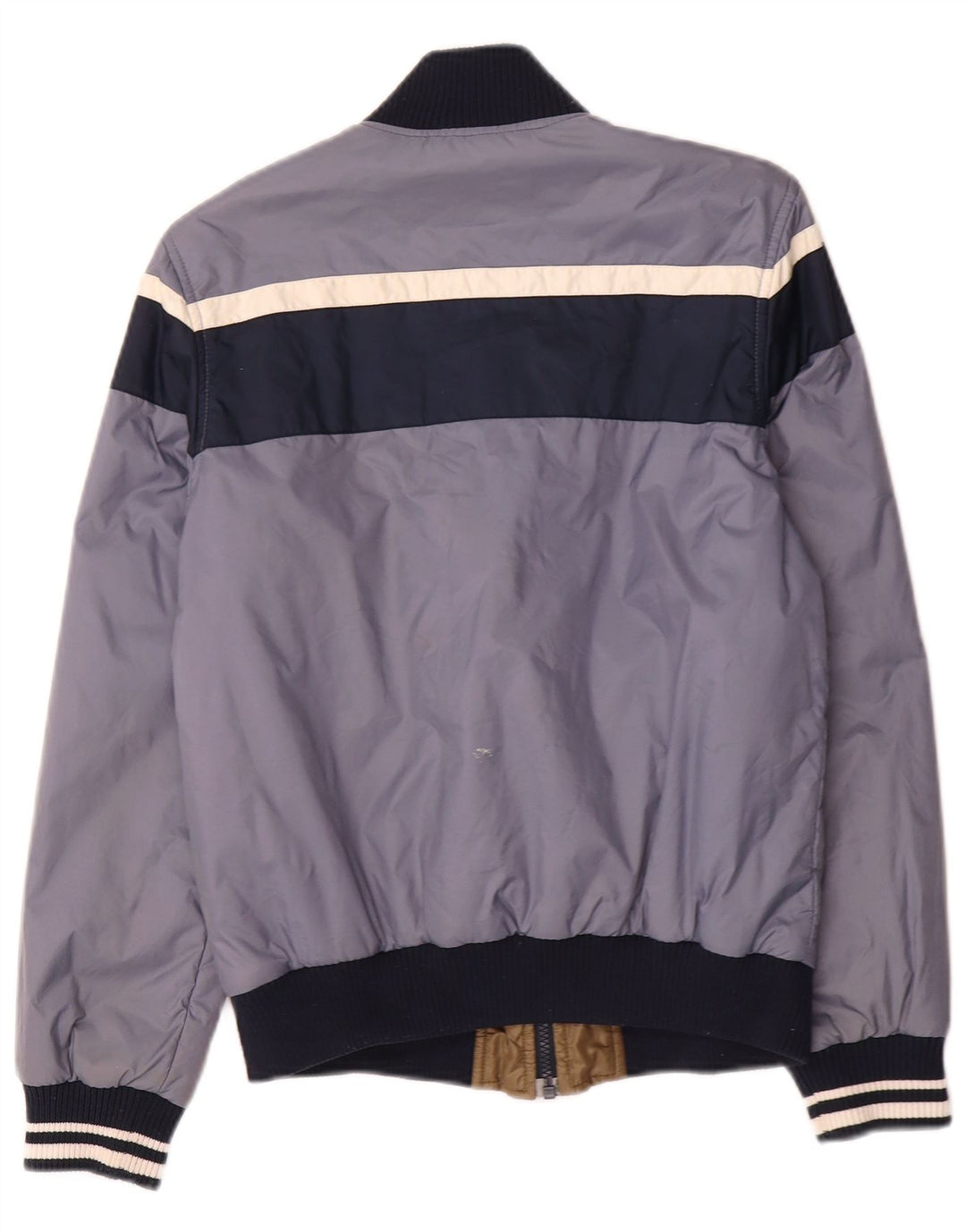 Benetton Veste Réversible Graphique Garçon 11-12 ans Gris
