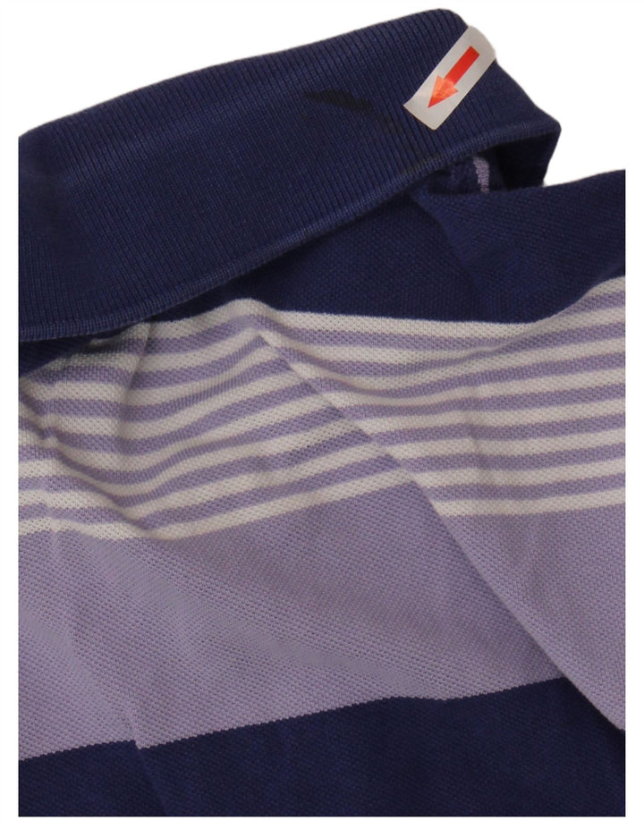 Lacoste Polo Homme Taille 4 Rayé Violet Moyen