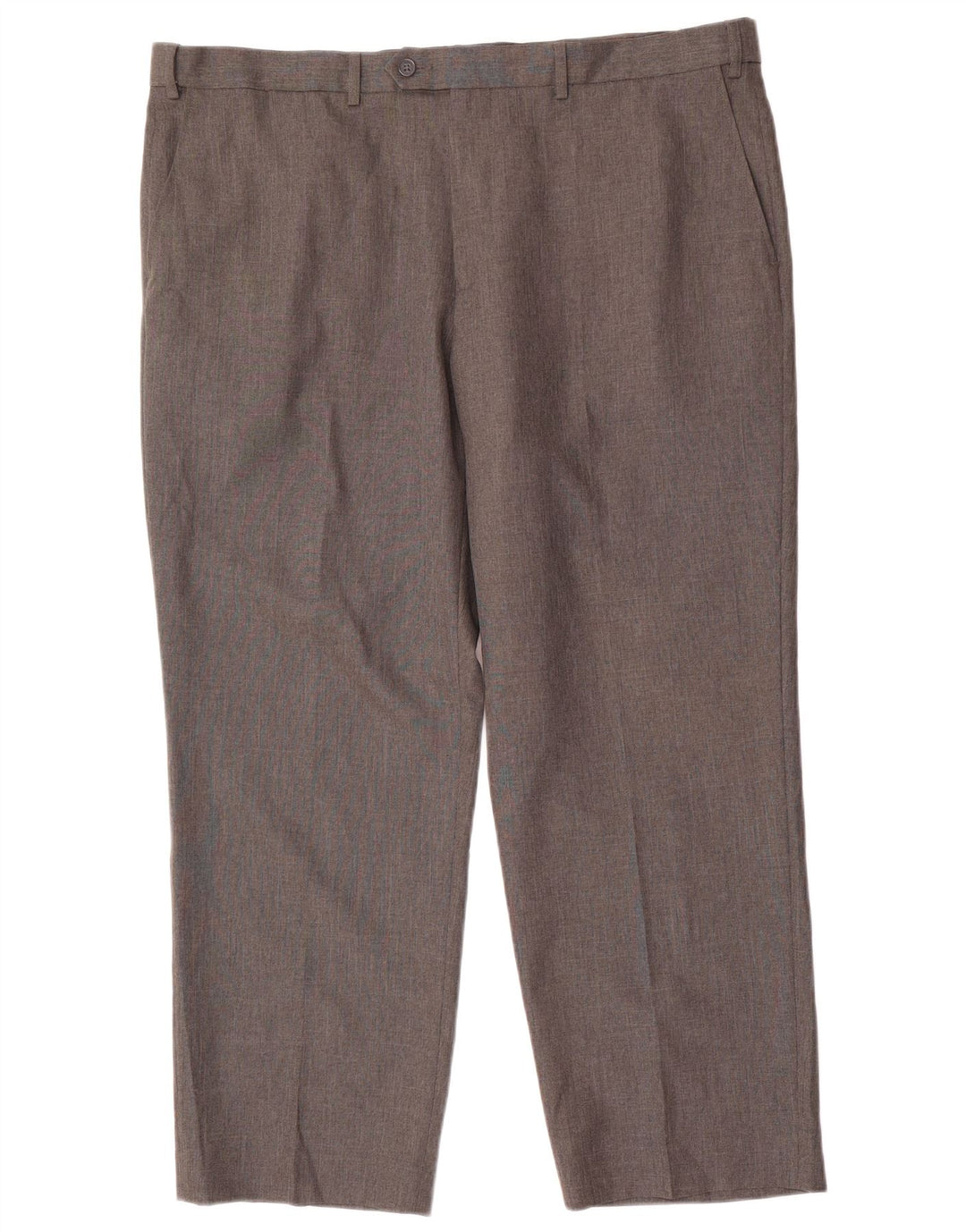Marks & Spencer Pantalon de costume coupe classique pour homme W42 L29 Gris Polyester