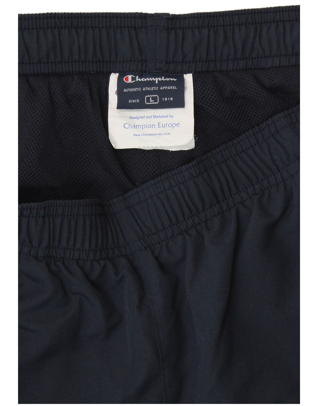 Champion Pantalon De Survêtement Homme Large Bleu Marine Colorblock Polyester