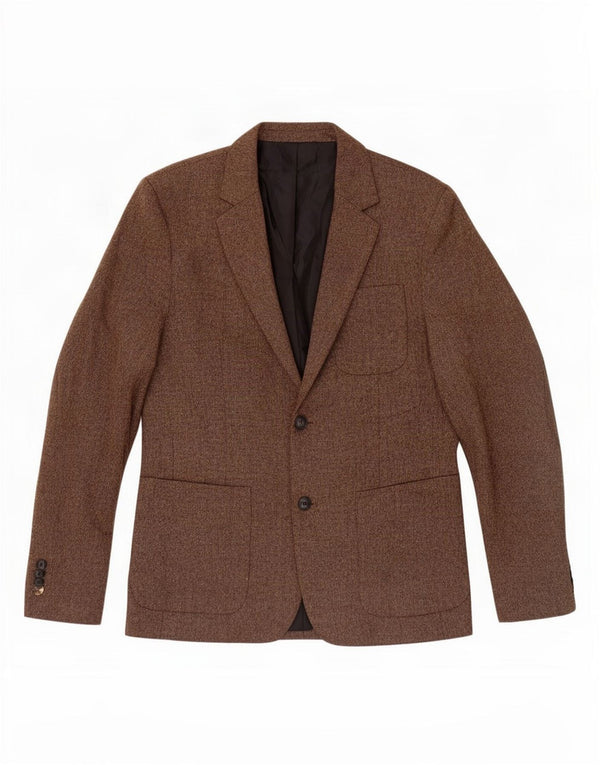 Jack & Jones Veste Blazer 2 Boutons Homme IT 50 Large Marron Polyester