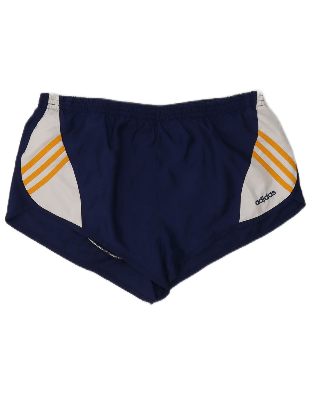 ADIDAS Short de sport pour femme UK 18 XL Bleu marine Colorblock Polyester