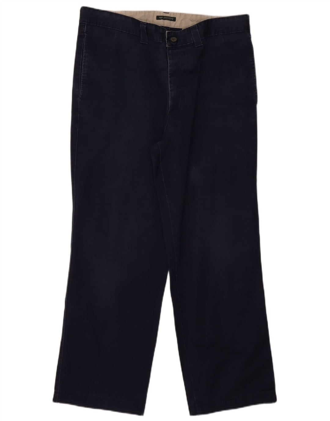DOCKERS Pantalon Chino Droit Homme W34 L28 Bleu Marine