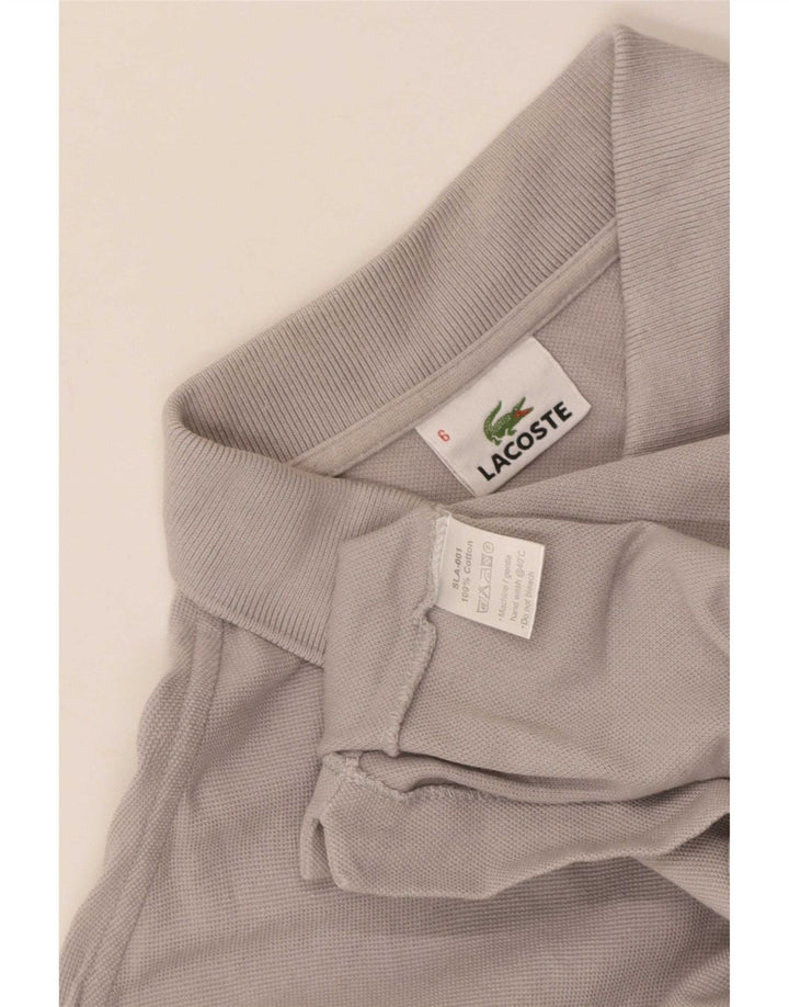 Lacoste Polo Homme Taille 6 XL Coton Gris