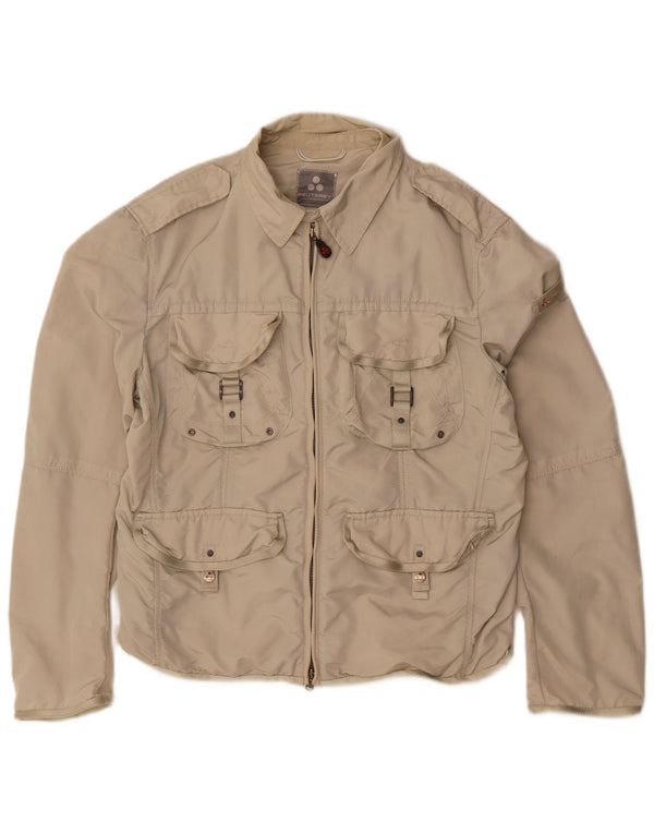 PEUTEREY Veste utilitaire pour homme UK 40 Large Beige
