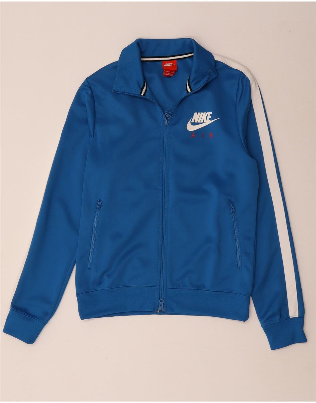 Nike Veste de survêtement pour homme Petit Bleu Polyester Colorblock