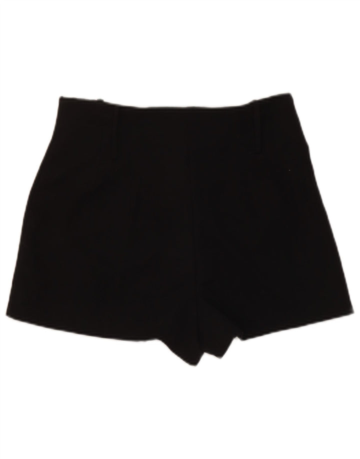 Zara Pantalon chaud taille haute pour femme Medium W28 Noir Polyester