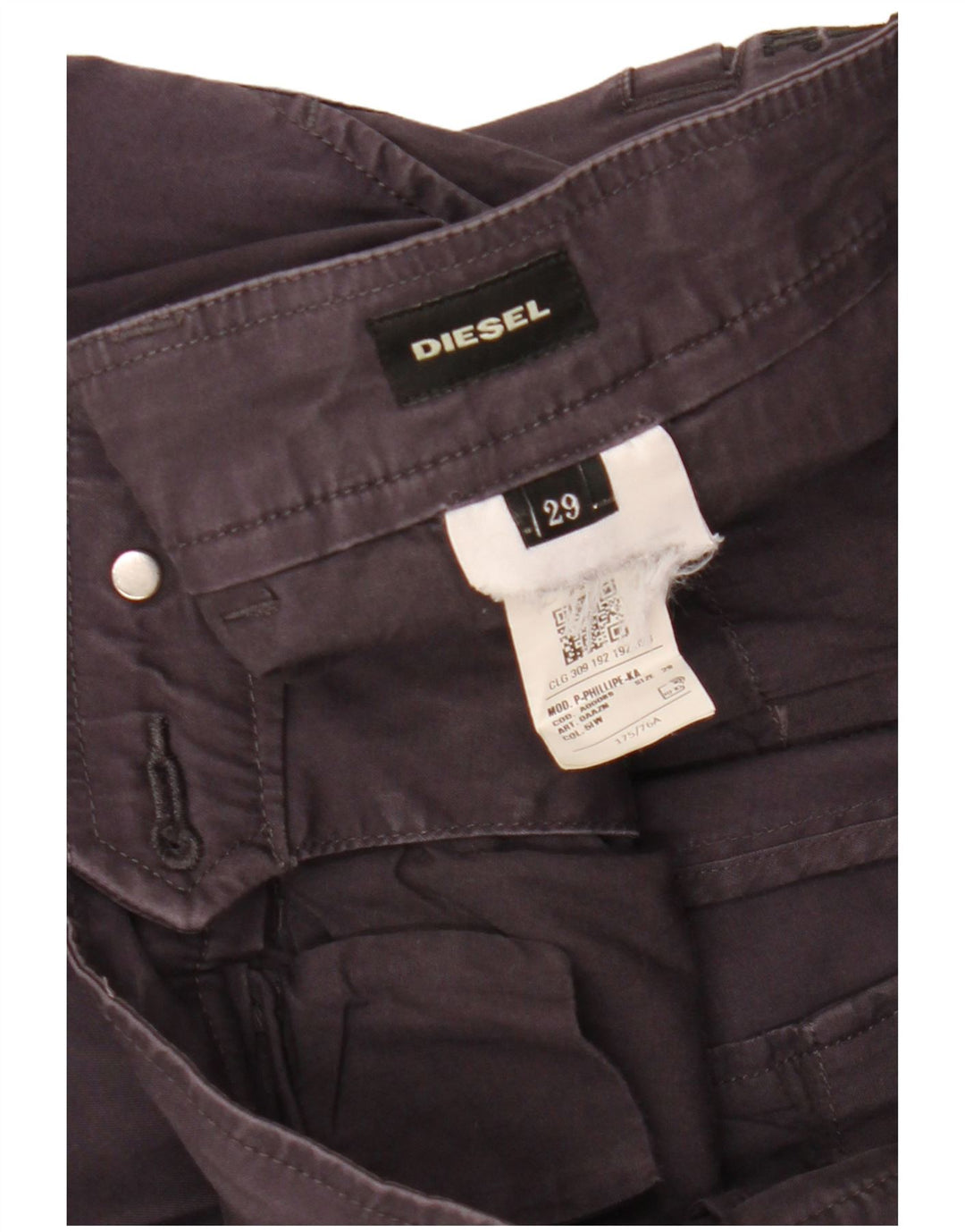 DIESEL Pantalon Cargo Slim Homme W29 L28 Violet