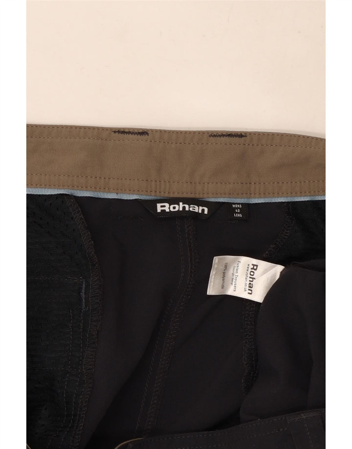 Rohan Pantalon de randonnée homme W42 L32 bleu marine polyamide