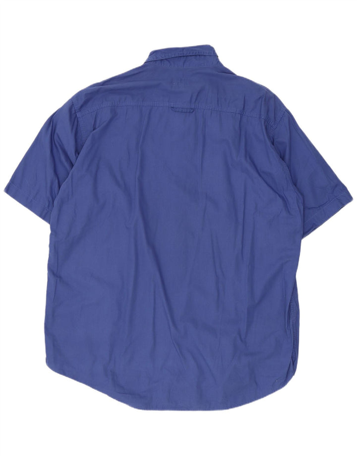 Levi's Chemise à Manches Courtes Homme Bleu Moyen