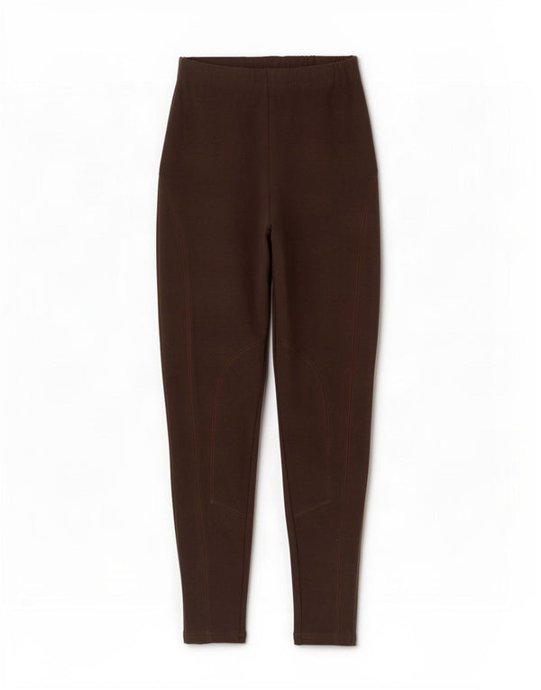 St. Bernard Leggings Femme UK 14/16 Large W32 L27 Coton Marron