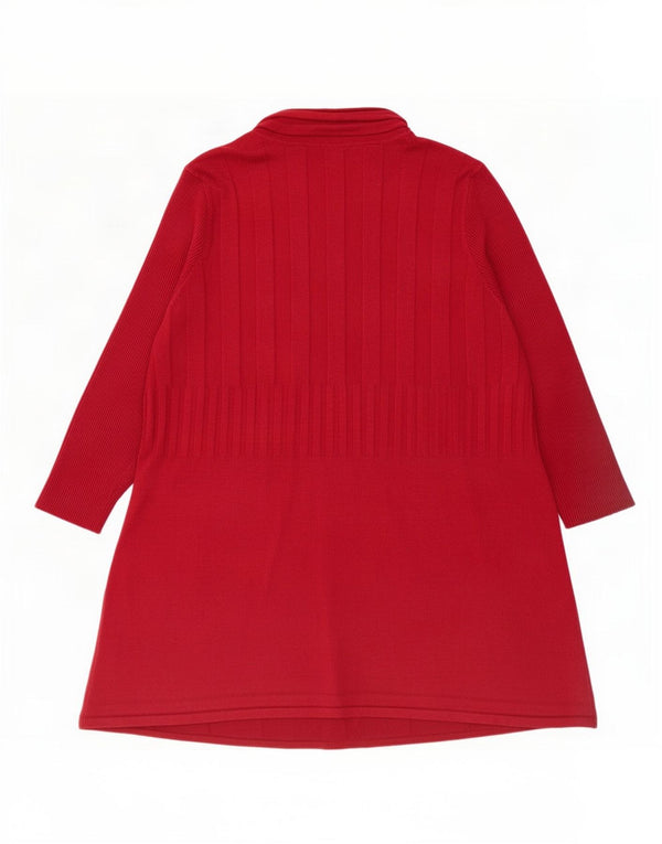 Marks & Spencer Pull cardigan long surdimensionné pour femme UK 18 XL Rouge