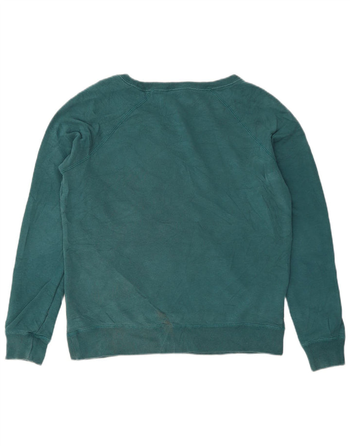 Nike Sweat-shirt graphique pour femme UK 14 en coton vert moyen
