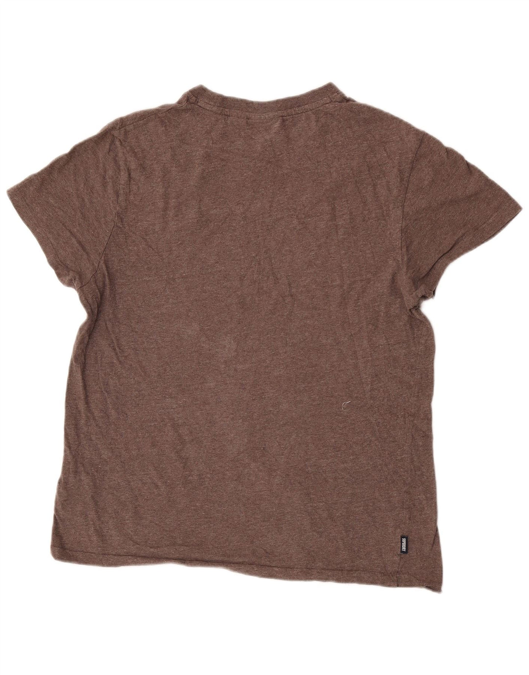Superdry T-Shirt Homme Top XL Marron Coton
