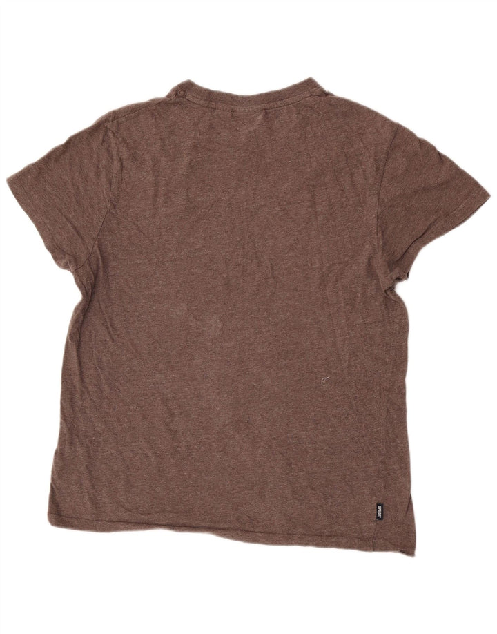 Superdry T-Shirt Homme Top XL Marron Coton